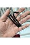 Silver Inlaid Georgian Oltu Stone Prayer Prayer Beads Zikir Tesbihi 6 mm - 4