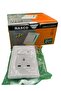 Socket with Switch 2*4 White - 2