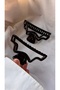 2-Pack Transparent Geometric Large Size Hair Clips - Modern Design Strong Hold Hair Accessory