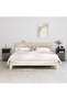 Bedside tables, 2 pcs., light gray, 40x35x62 cm, solid pine wood
