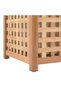 Laundry basket, 87.5x46x67 cm, solid walnut wood - 7