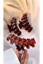 3-Pack Transparent Geometric Large Size Hair Clip - Modern Design Strong Hold Hair Accessory - 4