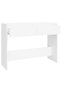 Console table, white, 100x35x76.5 cm, chipboard - 6