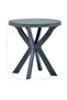 Bistro table, green, Ø70 cm, plastic - 5