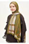 Urban Hours Large Chain Oil Green Mayda Shawl 190X70 - 2