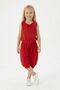 Girl's Sleeveless V-Neck Bow Detail Shalwar Cut Casual Summer Set