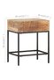 Side table, 40 x 30 x 50 cm, solid mango wood, unfinished - 5