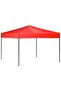 Foldable party tent, red, 3x3 m - 2