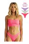 Laser Cut Bikini Panties 3-Pack Colorful Brazilian Model No Trace