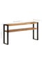 Console table, 150x30x75 cm, solid acacia wood - 5