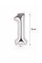 Foil Number Balloon 1 Number 76 cm 34 Inch - 2