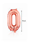 Foil Number Balloon 0 Number 76 cm 34 Inch - 2
