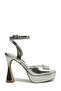 Keliana 6Fx Silver Women's Heels Sandals