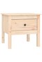 Side table, 50x50x49 cm, solid pine wood - 2