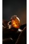 Bronze Women's Ring Antique Jewelry Agate Stone Oval Model Adjustable Vintage Ring