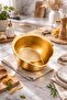 Gold Color Stainless Steel Rice and Pasta Strainer Multi-Purpose - 2