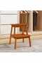 2-step stool, 40x38x50 cm, solid acacia wood - 3