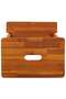 2-step stool, 40x38x50 cm, solid acacia wood - 6