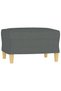 Stool, dark gray, 60x50x41 cm, textile - 2