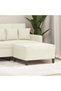 Taburet, crem, 70x55x41 cm, catifea