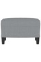 Stool, light gray, 60x50x41 cm, textile - 3