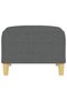 Stool, dark gray, 70x55x41 cm, textile - 4
