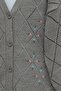 Lace-Like Knit Floral Embroidered Buttoned Knitwear Cardigan - Earthy - 7