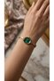 Women's Steel Watch Gold Color Green Dial Oval Case with Stones Vintage Luxury Stylish Elegant Women's Wristwatch 2026 - 4