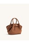 Hana Mini Faux Suede Tote Brown - 3