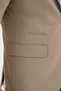 Pique Men's Light Beige Half Lined Mono Collar Stretchy Poly Viscose Fabric Slim Fit Sports Blazer Jacket - 5