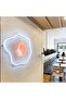 لوحة نيون LED على شكل بيضة مقلية مع قاعدة أكريليك 6 مم، ديكور مطبخ، 30 × 30 سم - 2