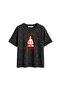 I Don'T Need Printed Relaxed Fit Washed Black Women's Tshirt