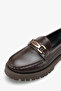 Ploska Women's Loafers Shoes - Brown - 5