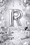Silver "R" Letter Foil Balloon – 100 cm