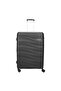 Olympus 4 Wheel Hard Trolley, 76 cm, Black - 2