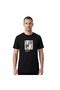 O Neck Printed Men's T-Shirt Random Black - 3