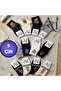 5 Pack Children's College Medium Size Socks