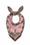 Women's Scarf 2-Piece Set 50X50 Square Bandana Scarf Rayon Italian Stitched Neck Scarf Hair Bandana - 2