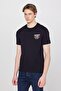 100% Cotton Regular Fit Normal Cut Logo Detailed T-Shirt - 2