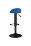 Bar stools, 2 pcs., blue, Velvet - 6