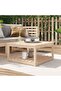 Garden table, 82.5x82.5x45 cm, solid pine wood