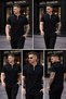 Premium Men's Slim Fit Zippered Polo Collar Knitwear T-Shirt - 4