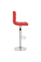 Bar stool, red, eco- Leather - 4