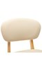 Bar stools, 2 pcs., cream, fabric - 7