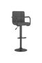 Bar stool, dark grey, Velvet - 2