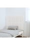 Wall-mounted headboard, white, 82.5x3x60 cm, solid pine wood - 3