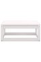 Garden stool with Pillow, white, solid pine wood - 4