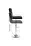 Bar stools, 2 pcs., black, eco- Leather - 4
