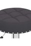 Scaune de bar, 2 buc., negru, material textil - 7