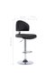 Bar stool, black, eco- Leather - 7